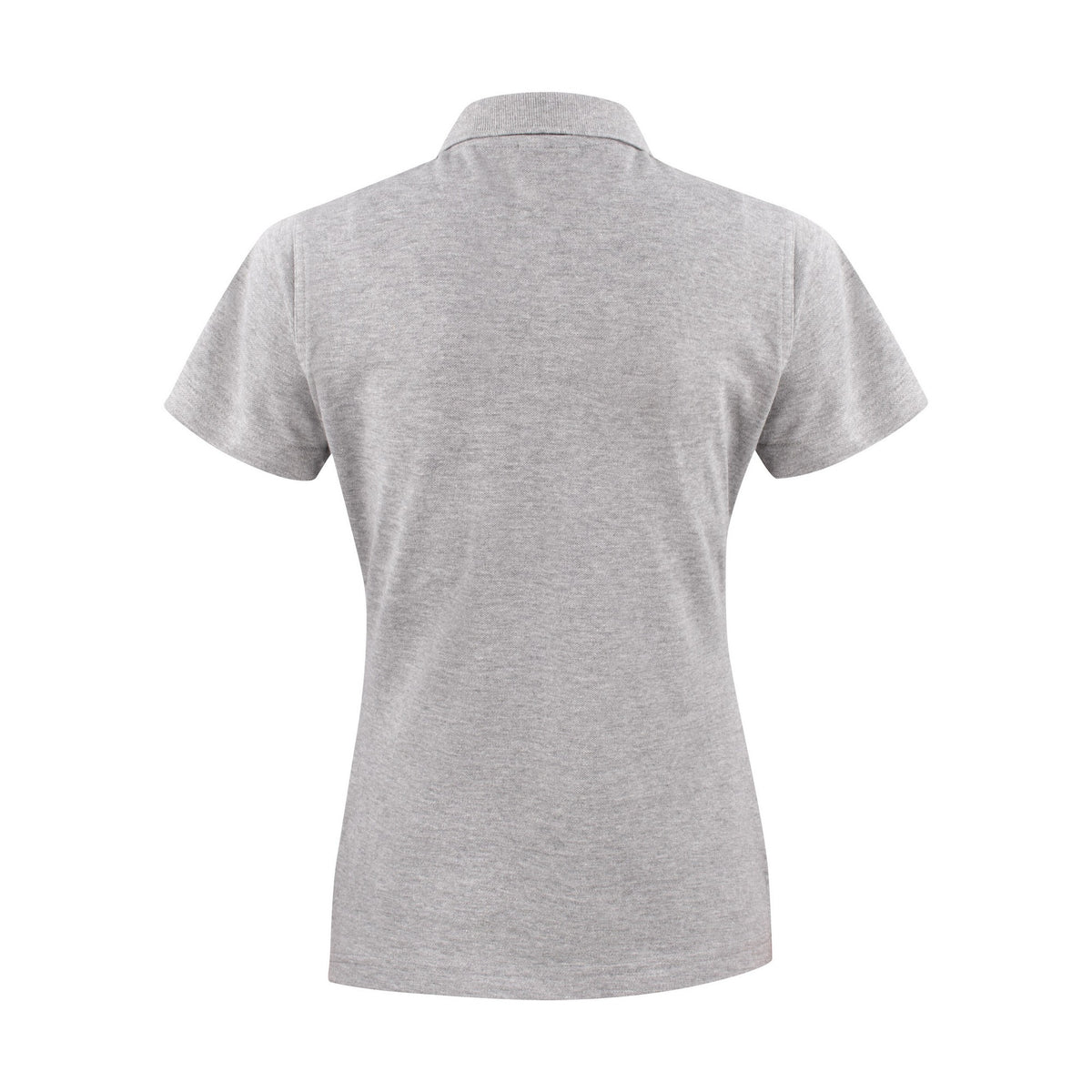 Grey Melange - Back - Printer Womens-Ladies Surf Polo Shirt