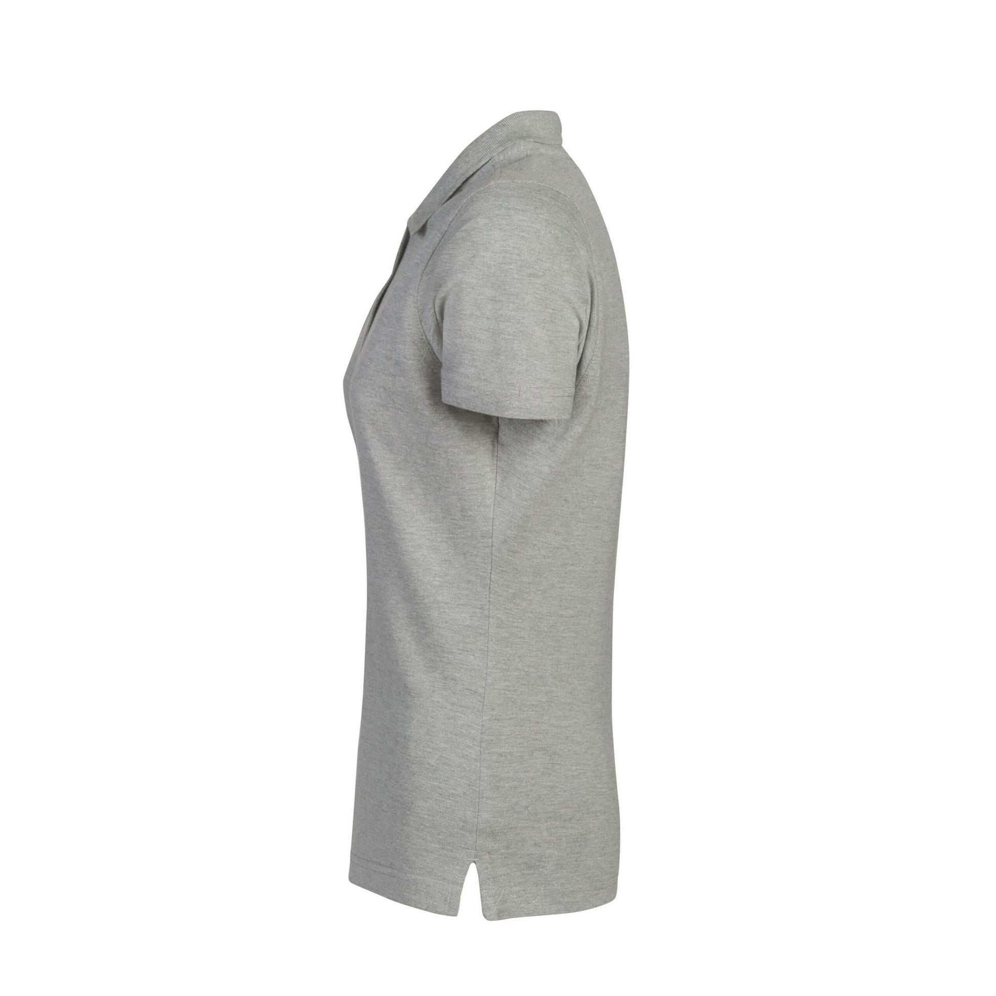 Grey Melange - Lifestyle - Printer Womens-Ladies Surf Polo Shirt
