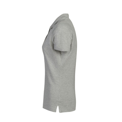Grey Melange - Lifestyle - Printer Womens-Ladies Surf Polo Shirt