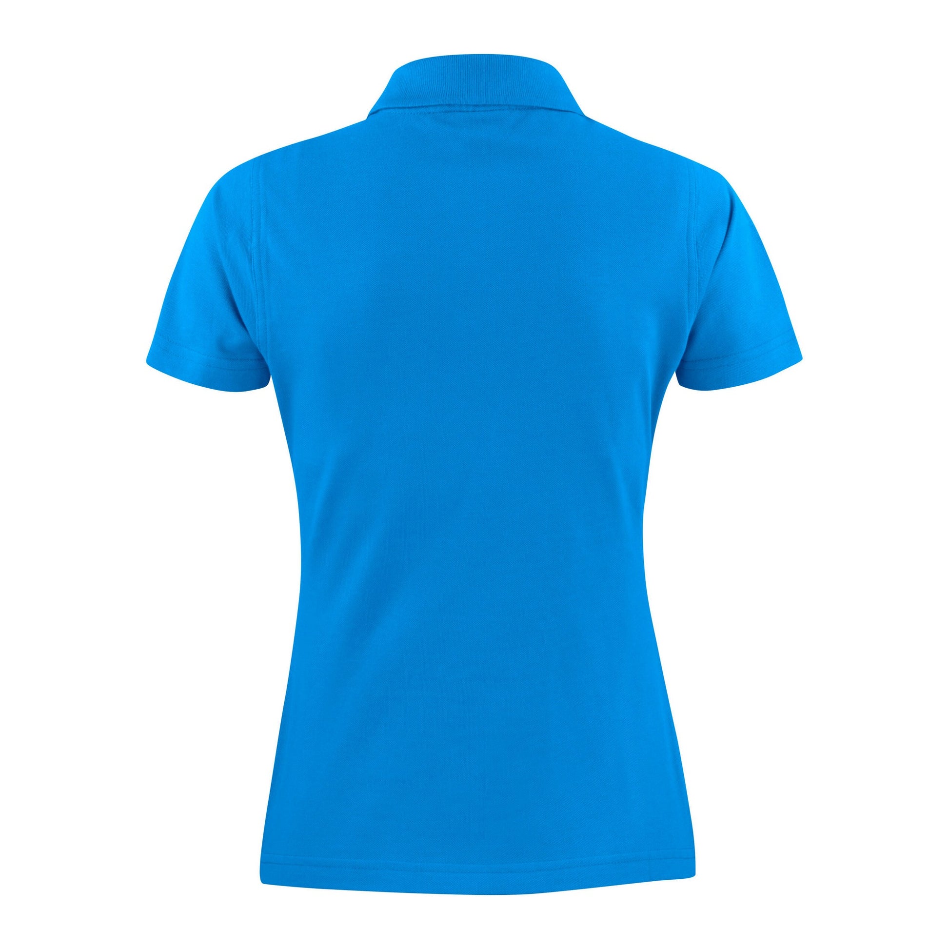 Ocean Blue - Back - Printer Womens-Ladies Surf Polo Shirt