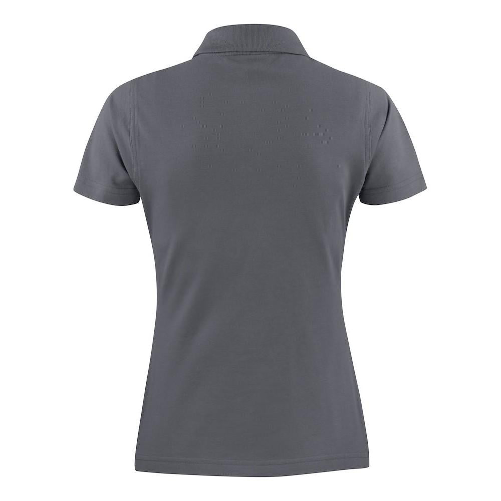 Steel Grey - Back - Printer Womens-Ladies Surf Polo Shirt