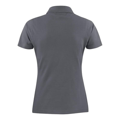 Steel Grey - Back - Printer Womens-Ladies Surf Polo Shirt
