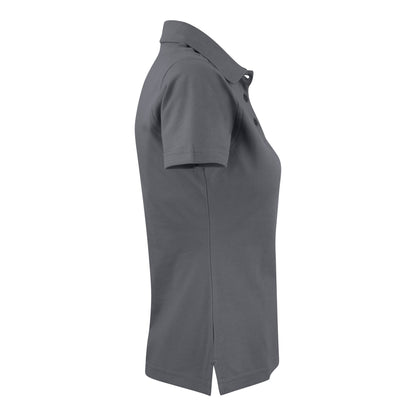 Steel Grey - Side - Printer Womens-Ladies Surf Polo Shirt