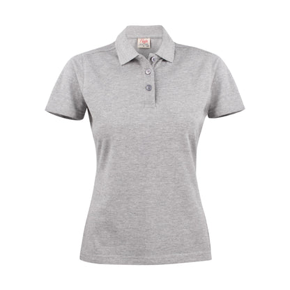 Dark Navy - Front - Printer Womens-Ladies Surf Polo Shirt