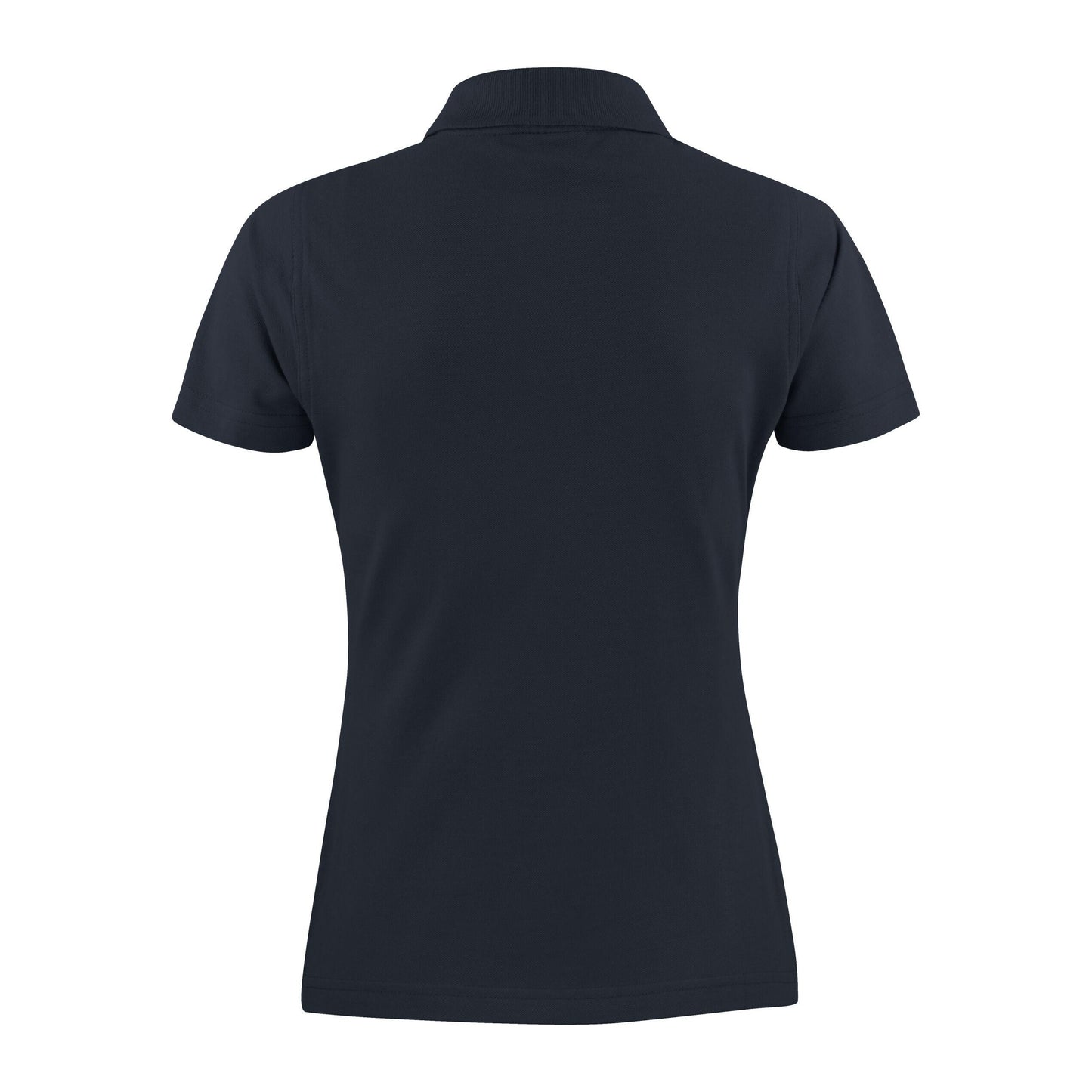 Dark Navy - Back - Printer Womens-Ladies Surf Polo Shirt