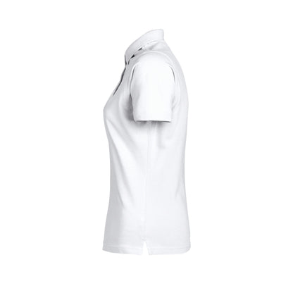 White - Lifestyle - Printer Womens-Ladies Surf Polo Shirt
