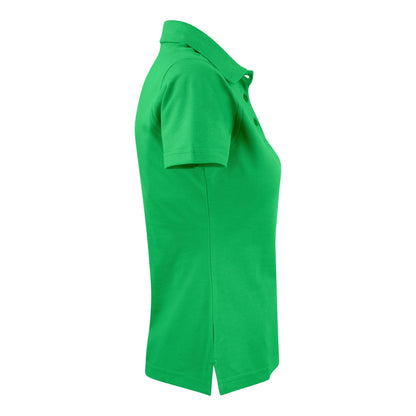 Fresh Green - Side - Printer Womens-Ladies Surf Polo Shirt
