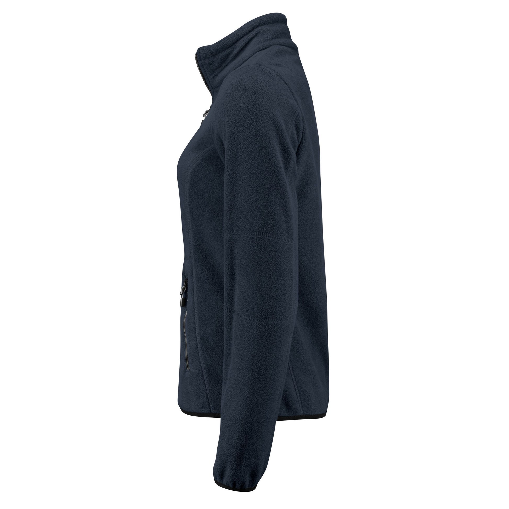 Navy - Back - Printer Womens-Ladies Speedway Fleece Jacket