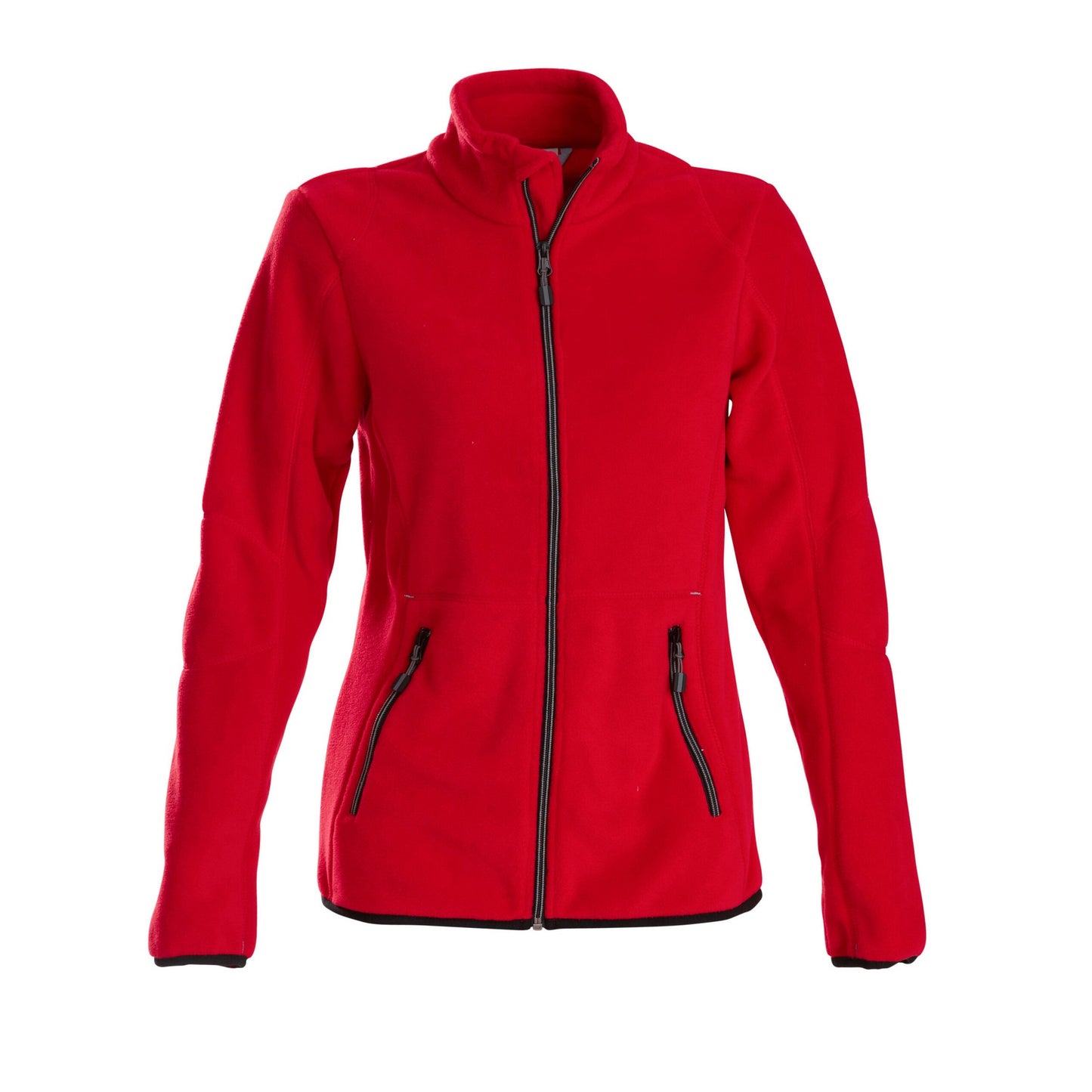 Red - Front - Printer Womens-Ladies Speedway Fleece Jacket