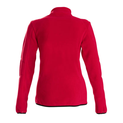 Red - Back - Printer Womens-Ladies Speedway Fleece Jacket