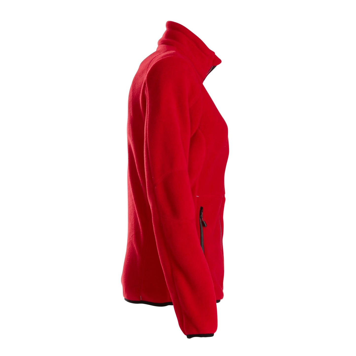 Red - Side - Printer Womens-Ladies Speedway Fleece Jacket