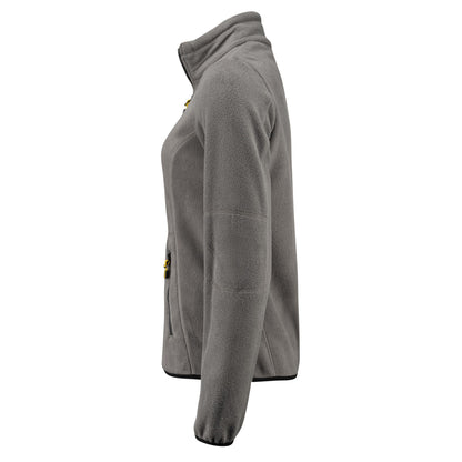 Steel Grey - Side - Printer Womens-Ladies Speedway Fleece Jacket