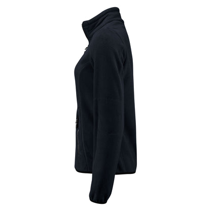 Black - Side - Printer Womens-Ladies Speedway Fleece Jacket