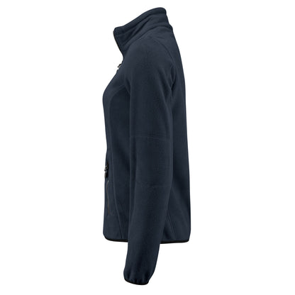 Dark Navy - Side - Printer Womens-Ladies Speedway Fleece Jacket