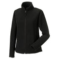 Black - Front - Russell Colours Ladies Full Zip Outdoor Fleece Jacket