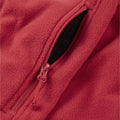 Classic Red - Lifestyle - Russell Mens Full Zip Outdoor Fleece Jacket