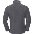 Convoy Grey - Back - Russell Mens Full Zip Outdoor Fleece Jacket