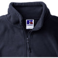 French Navy - Side - Russell Mens Full Zip Outdoor Fleece Jacket