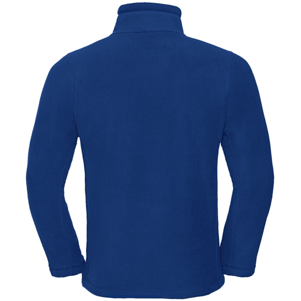 Bright Royal - Back - Russell Mens Full Zip Outdoor Fleece Jacket