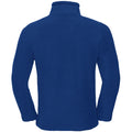 French Navy - Close up - Russell Mens Full Zip Outdoor Fleece Jacket