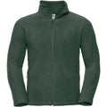 Bottle Green - Back - Russell Mens Full Zip Outdoor Fleece Jacket