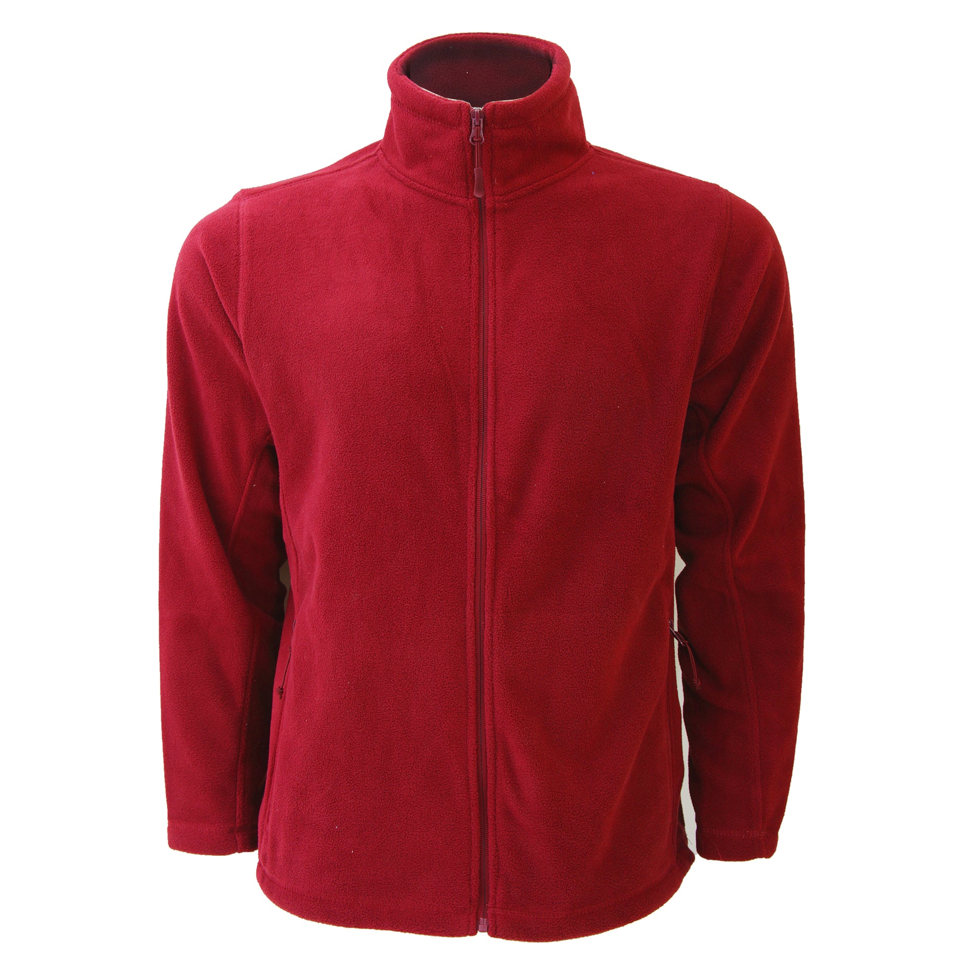 Classic Red - Front - Russell Mens Full Zip Outdoor Fleece Jacket