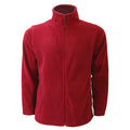 Classic Red - Front - Russell Mens Full Zip Outdoor Fleece Jacket