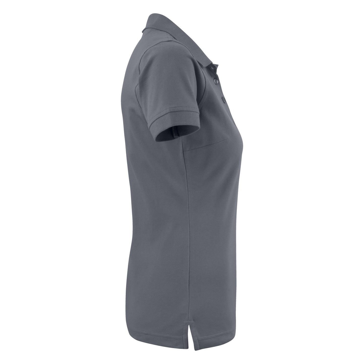 Steel Grey - Lifestyle - Printer Womens-Ladies Stretch Polo Shirt