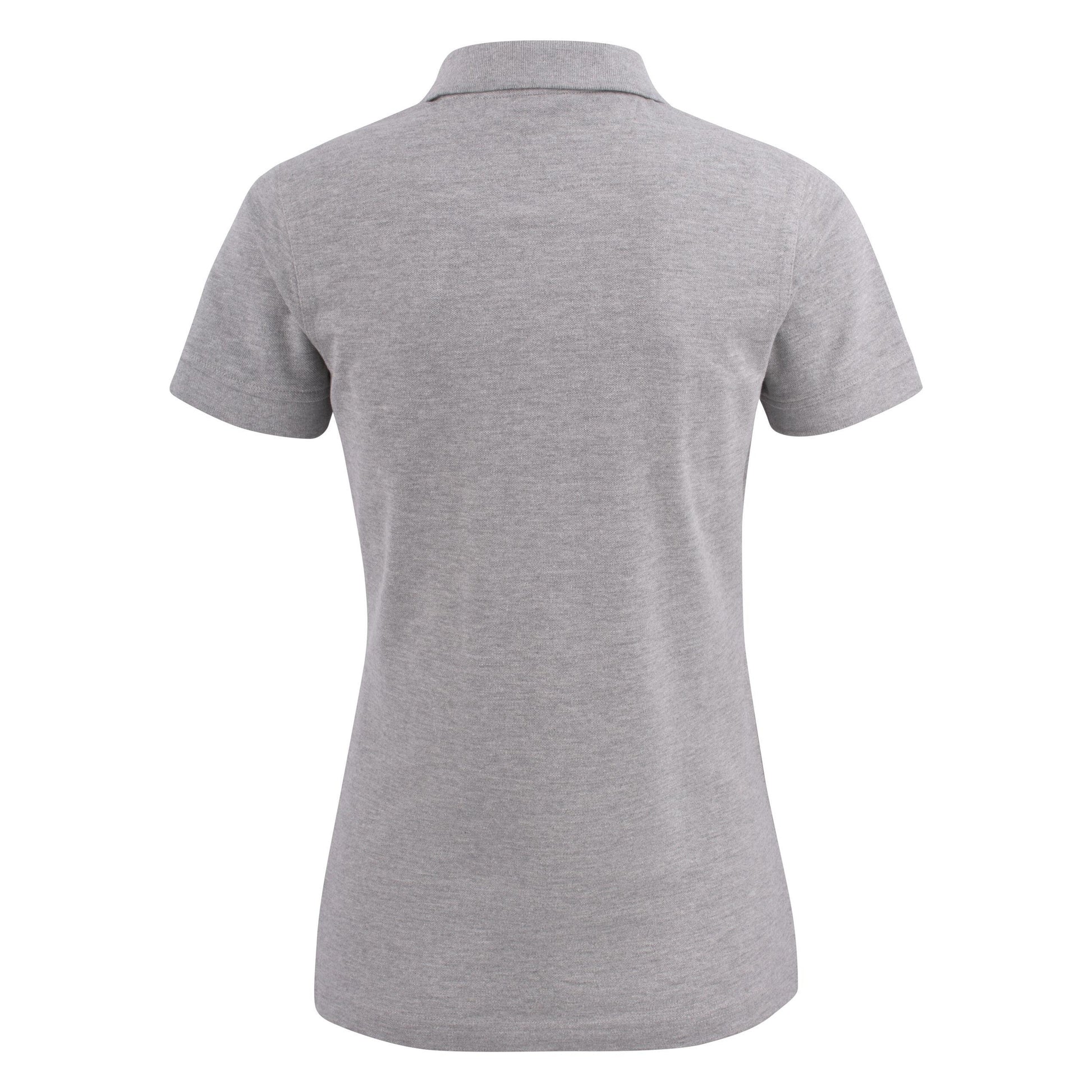 Grey Melange - Lifestyle - Printer Womens-Ladies Stretch Polo Shirt
