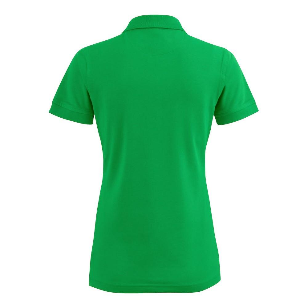 Fresh Green - Back - Printer Womens-Ladies Stretch Polo Shirt