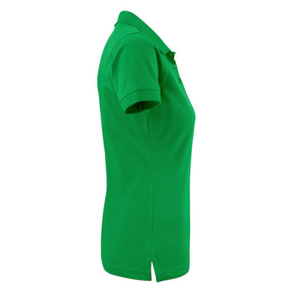 Fresh Green - Side - Printer Womens-Ladies Stretch Polo Shirt