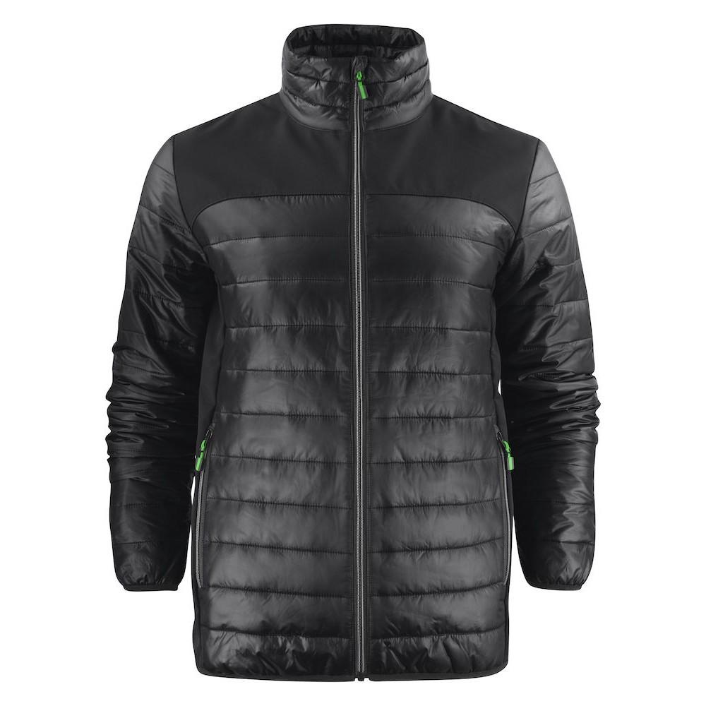 Black - Front - Printer Mens Expedition Padded Jacket