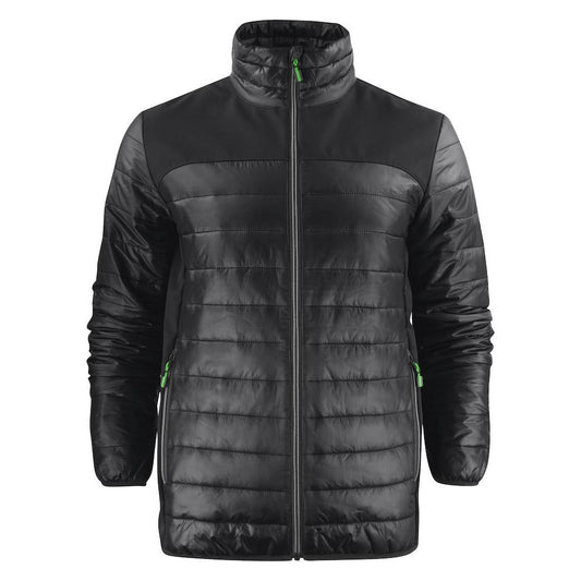 Black - Front - Printer Mens Expedition Padded Jacket
