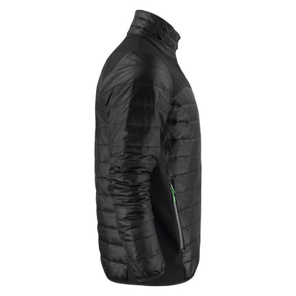 Black - Side - Printer Mens Expedition Padded Jacket