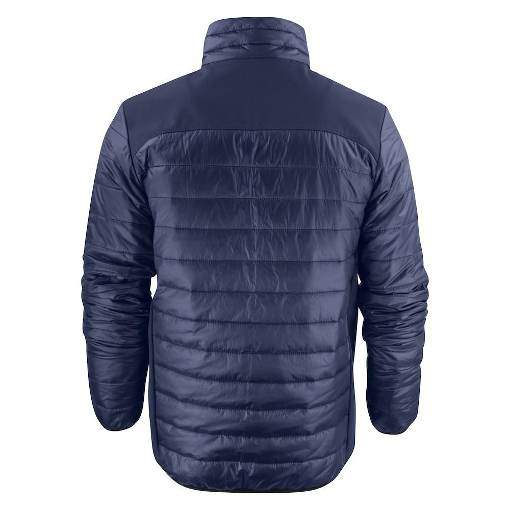 Navy - Back - Printer Mens Expedition Padded Jacket