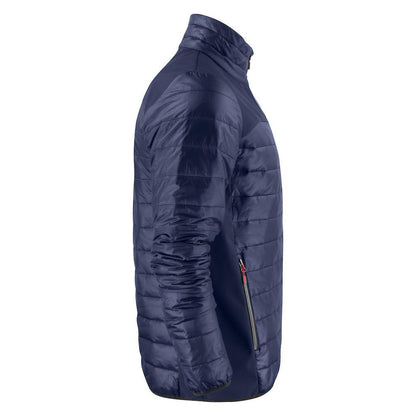 Navy - Side - Printer Mens Expedition Padded Jacket