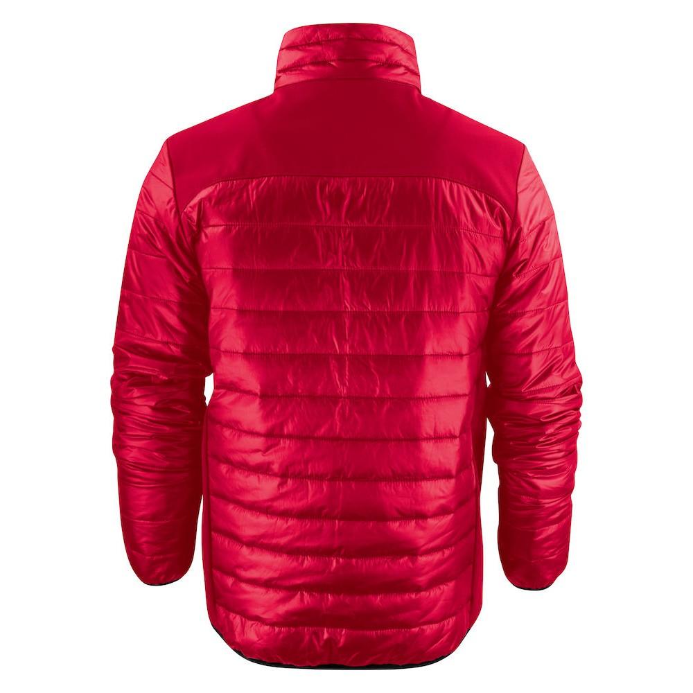 Red - Back - Printer Mens Expedition Padded Jacket