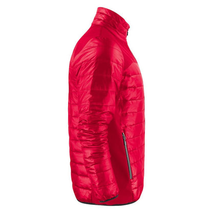 Red - Side - Printer Mens Expedition Padded Jacket