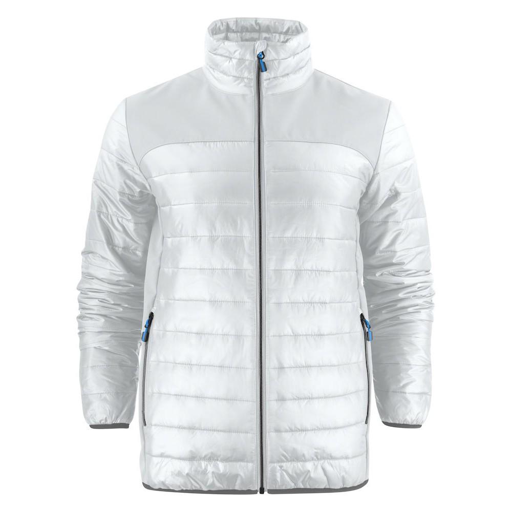 White - Front - Printer Mens Expedition Padded Jacket