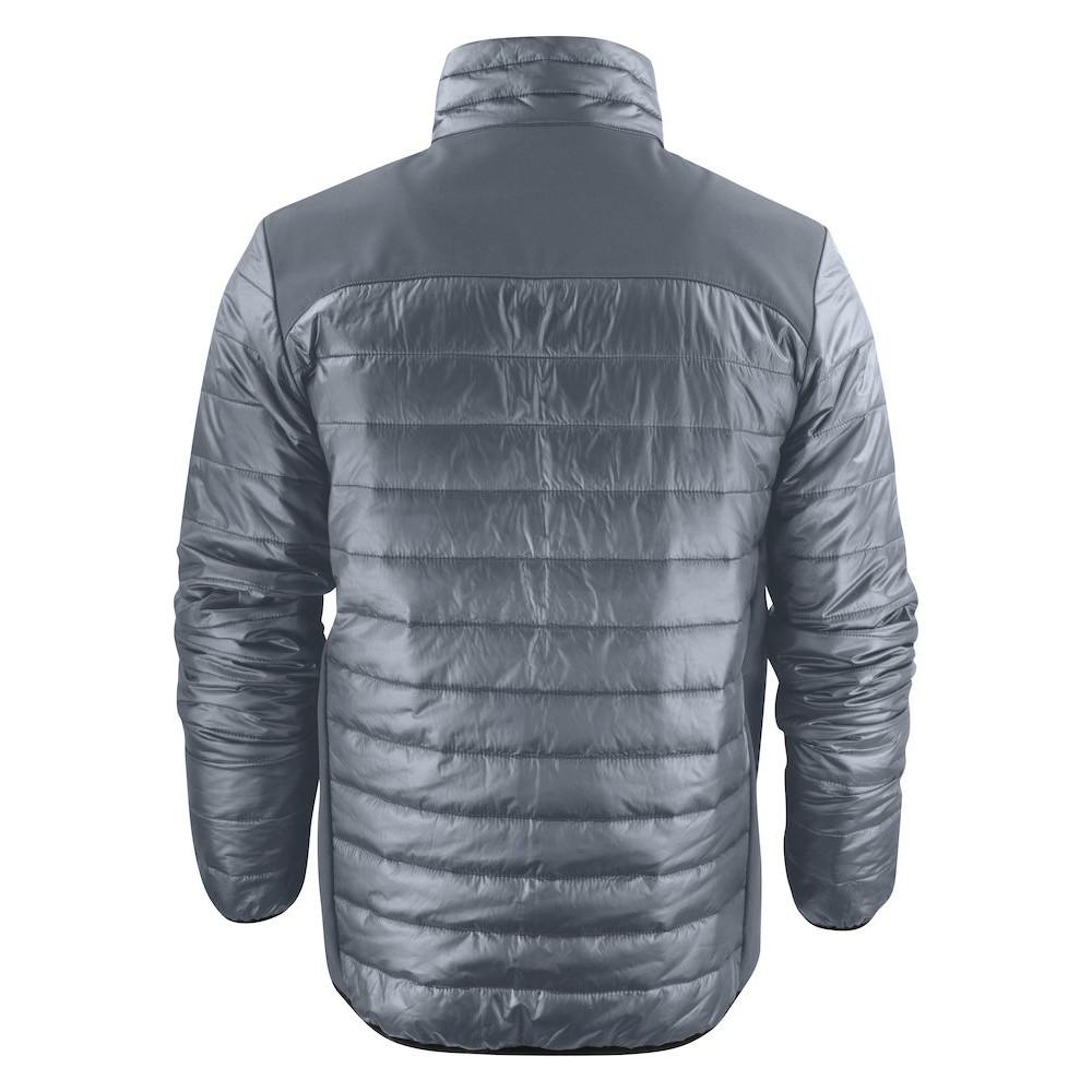 Steel Grey - Back - Printer Mens Expedition Padded Jacket