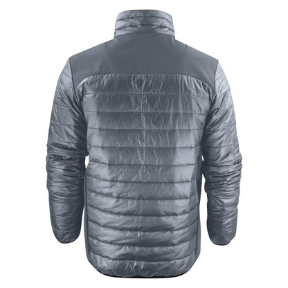 Steel Grey - Back - Printer Mens Expedition Padded Jacket