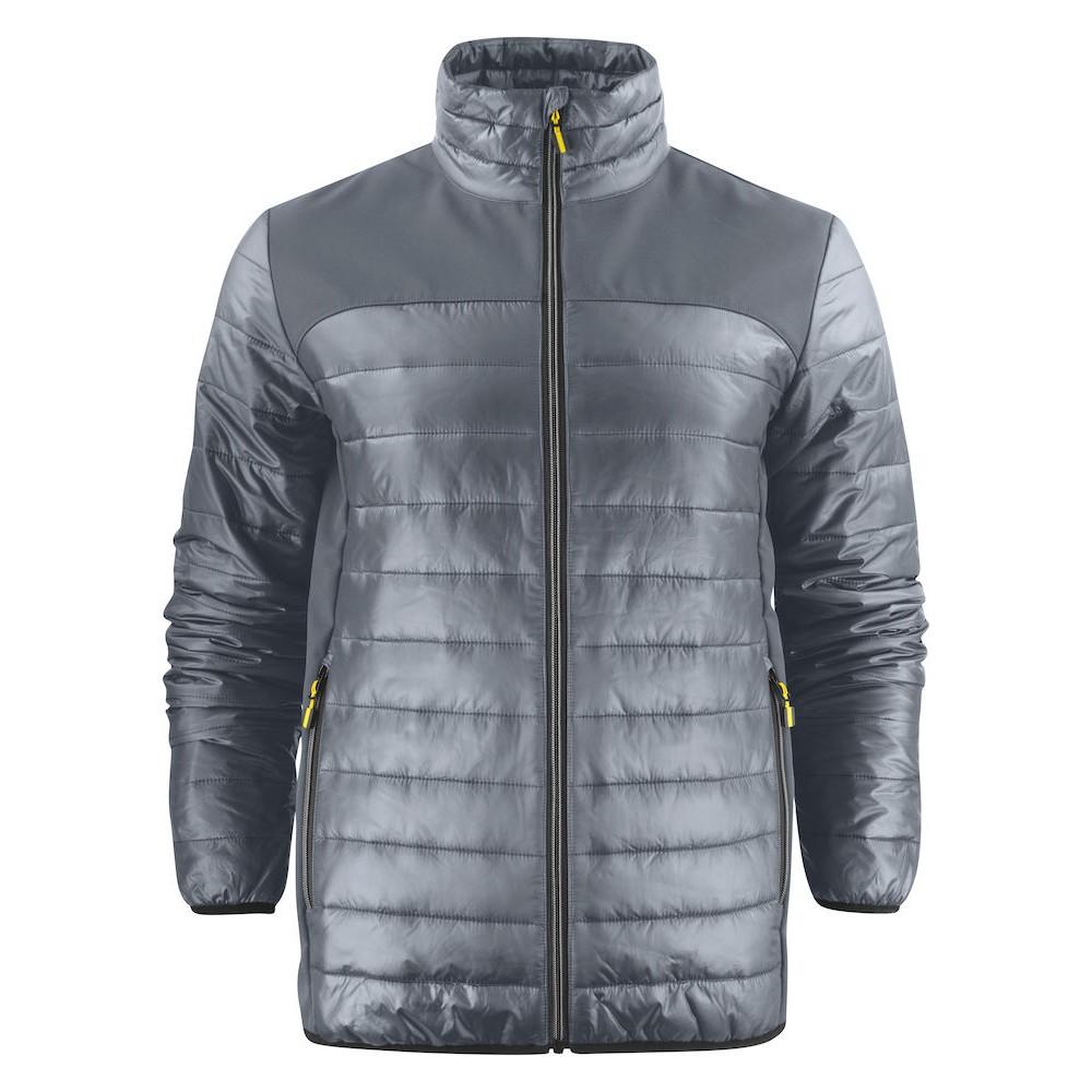 Steel Grey - Front - Printer Mens Expedition Padded Jacket