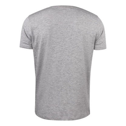 Grey Melange - Back - James Harvest Mens Twoville Melange T-Shirt