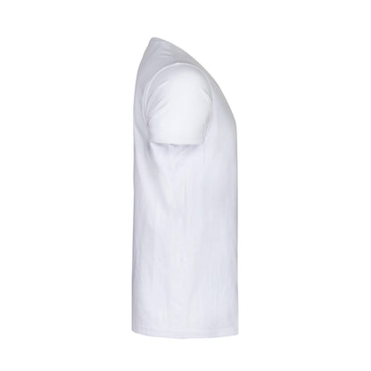 White - Side - James Harvest Mens Twoville Melange T-Shirt