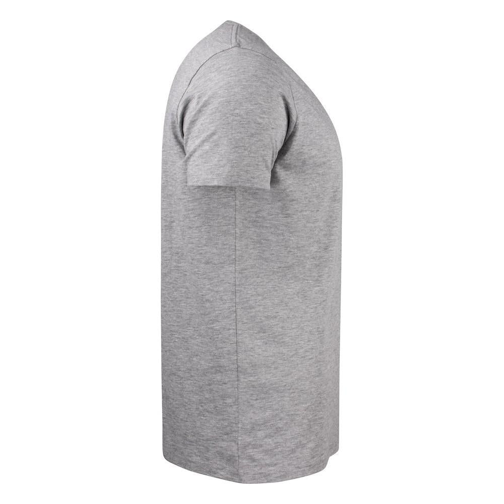 Grey Melange - Side - James Harvest Mens Twoville Melange T-Shirt