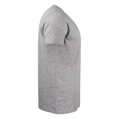 Grey Melange - Side - James Harvest Mens Twoville Melange T-Shirt