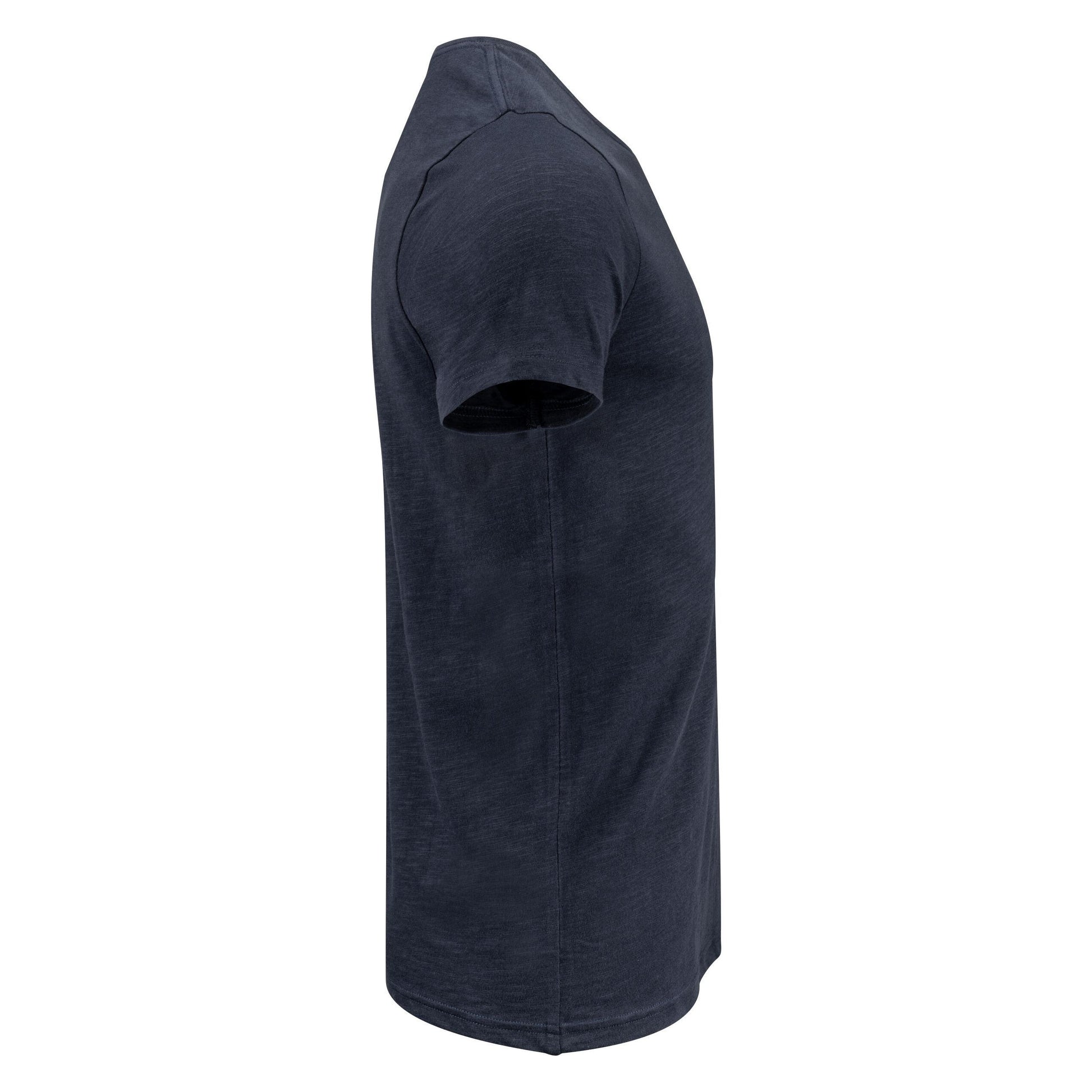 Navy - Lifestyle - James Harvest Mens Twoville Melange T-Shirt