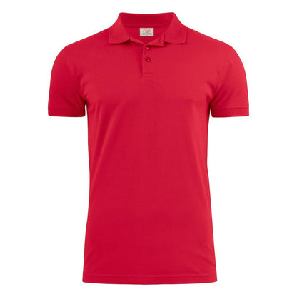 Red - Front - Printer Mens Surf Stretch Polo Shirt