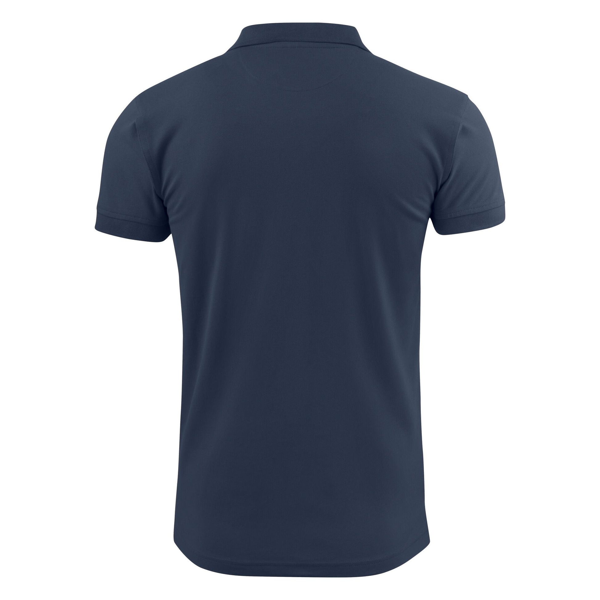 Navy - Side - Printer Mens Surf Stretch Polo Shirt
