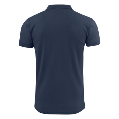 Navy - Side - Printer Mens Surf Stretch Polo Shirt